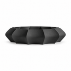 Manarola fruit bowl – Black front empty