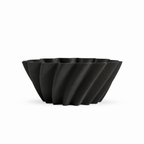 Montecosaro Fruit Bowl – Black front empty