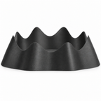 Montelara Fruit Bowl – black front empty montelara fruit bowl