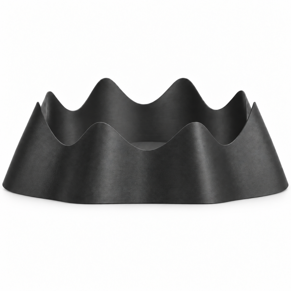 Montelara Fruit Bowl – black front empty montelara fruit bowl