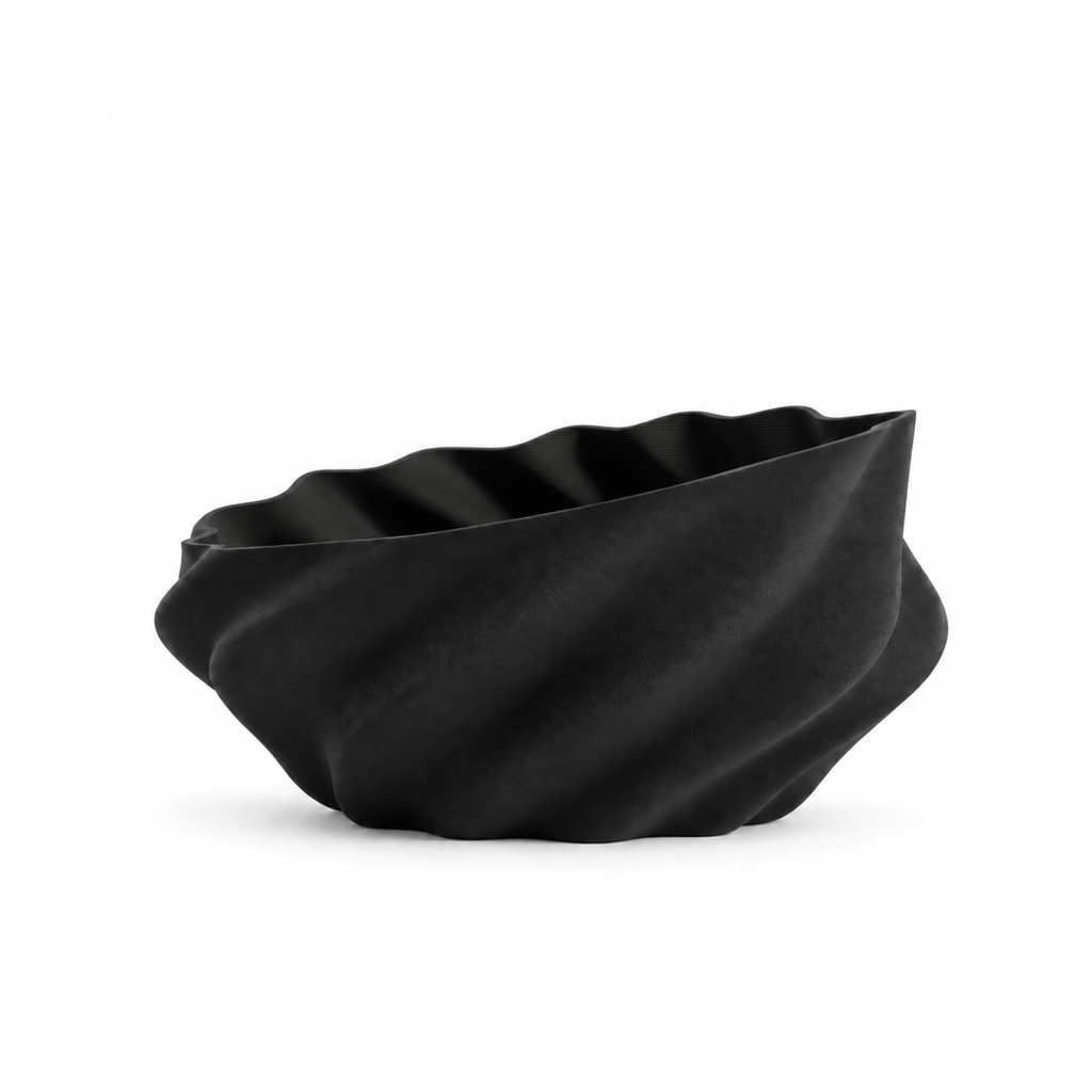 Montepulciano fruit bowl – Black front empty