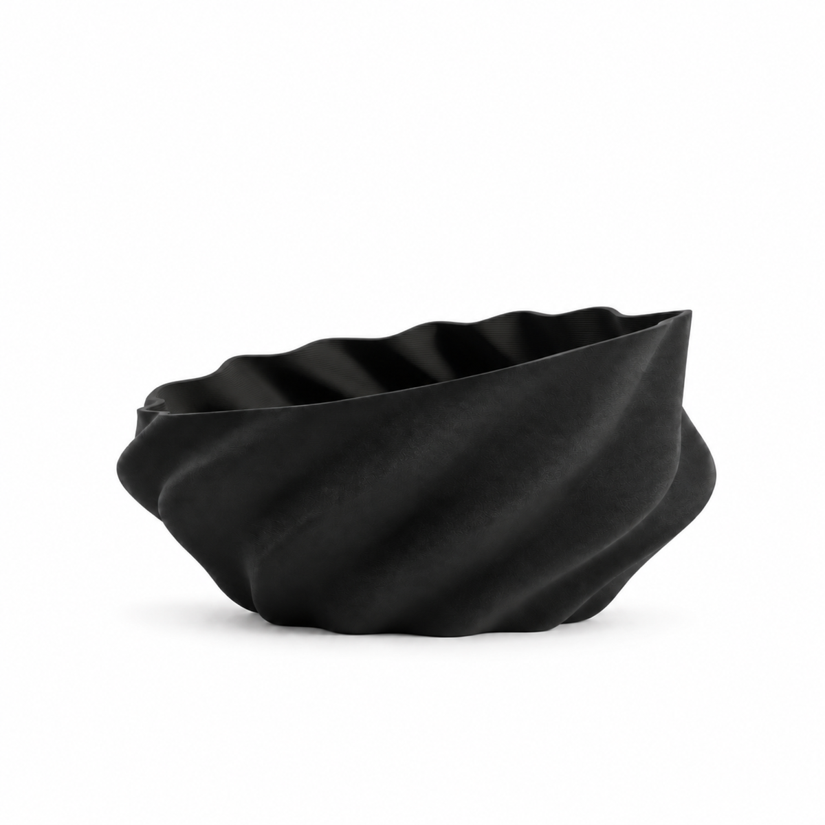 Montepulciano fruit bowl – Black front empty