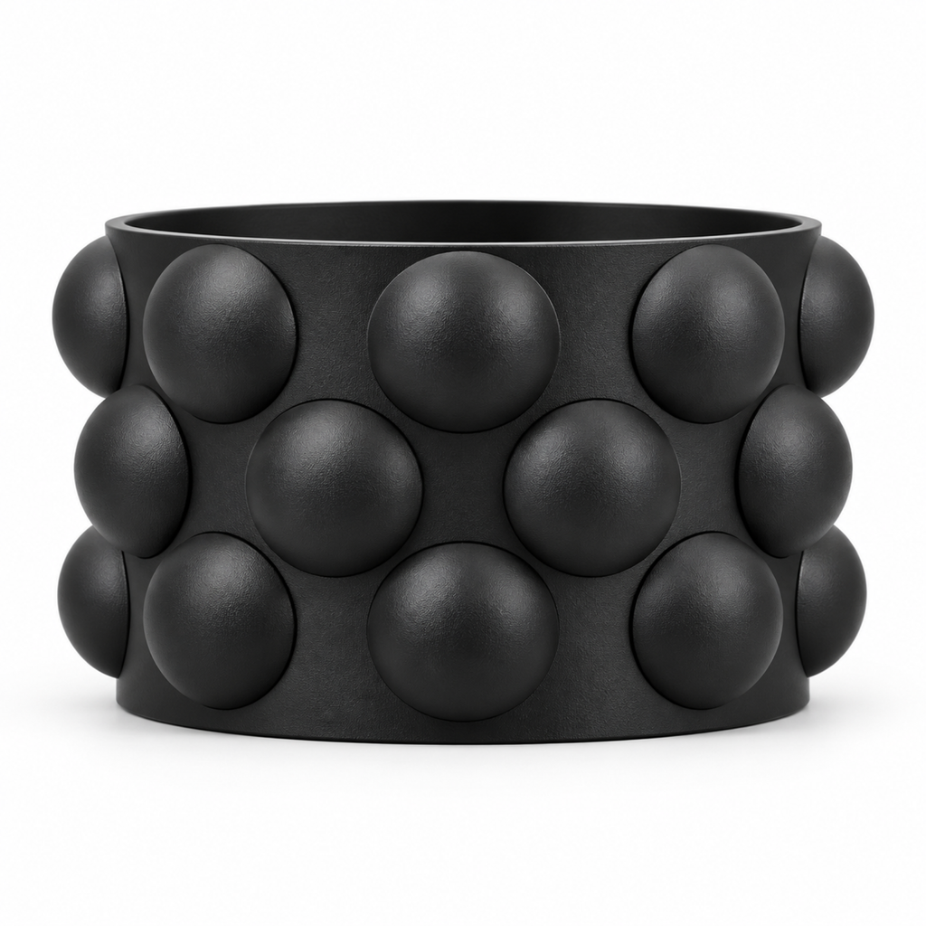 Numarelle Fruit Bowl – black front empty numarelle fruit bowl