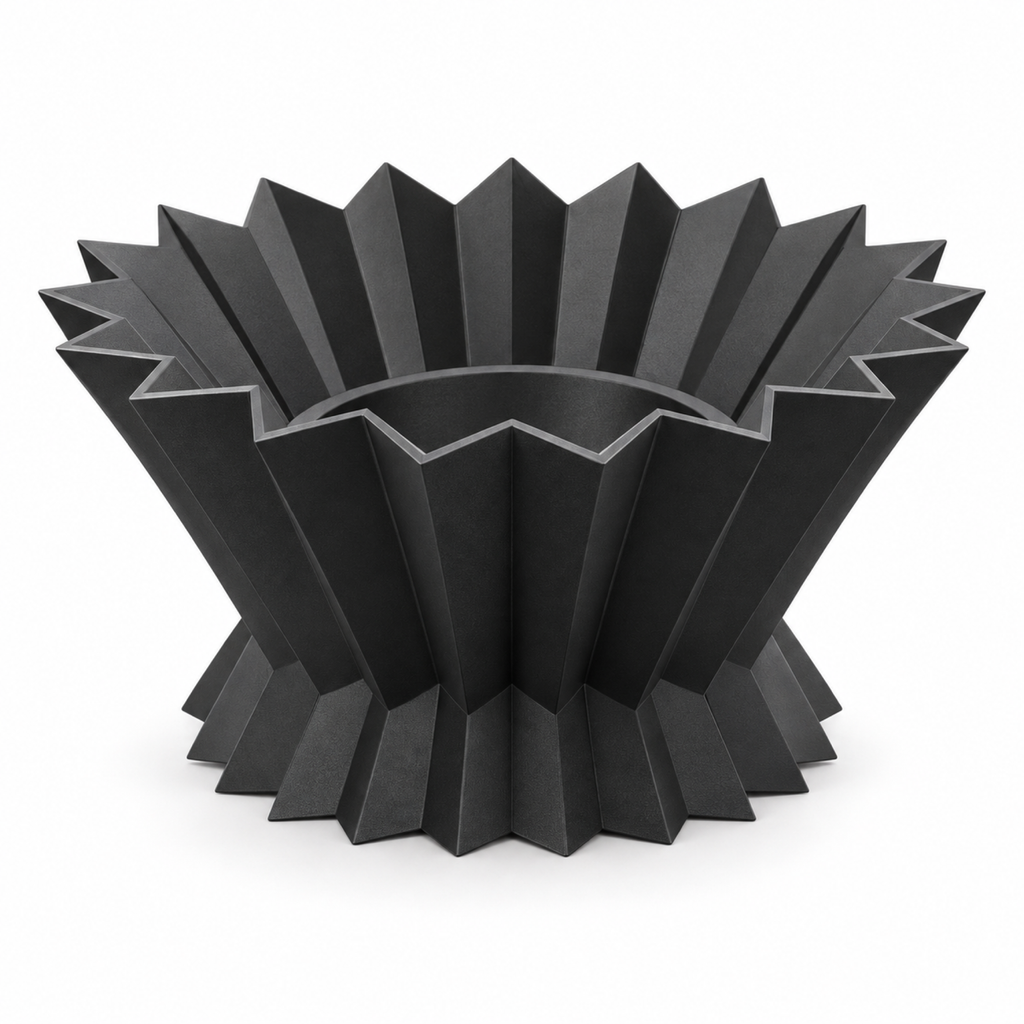 Ostivara Fruit Bowl – black front empty ostivara fruit bowl
