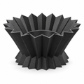 Ostivara Fruit Bowl – black front empty ostivara fruit bowl