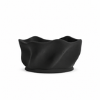 Sorrento Fruit Bowl – Black front empty