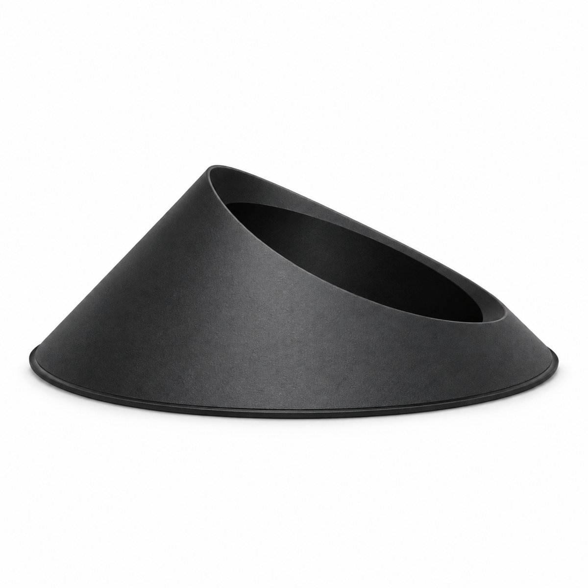 Vulcano Fruit Bowl – black front empty vulcano fruit bowl