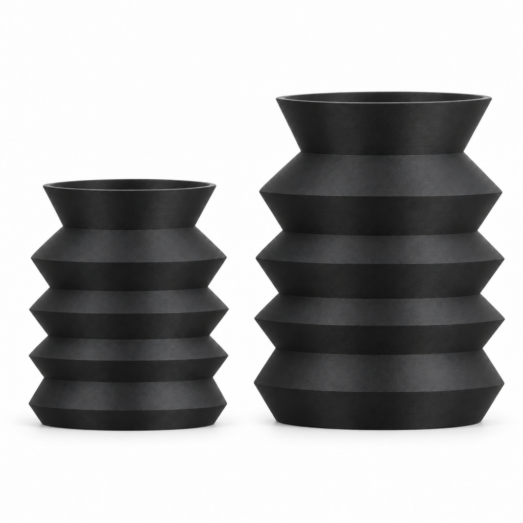 Bresivelle Vase Large – black front scale comparison medium large bresivelle vase