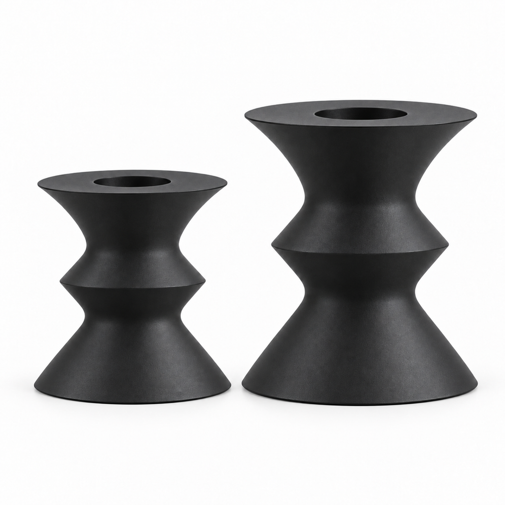 Valenora Vase Large – black front scale comparison medium large valenora vase