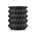Amandera Vase Medium – black front view amandera vase