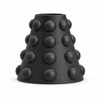 Conerelle Pen Holder – black front view conerelle pen holder