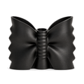 Fiastra Farfalle Kitchen Utensil Holder – black front view farfalle kitchen utensil holder
