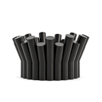Fiastra Rivolo Fruit Bowl – black front view fiastra rivolo fruit bowl