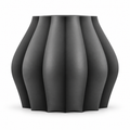 Marovique Pen Holder – black front view marovique pen holder