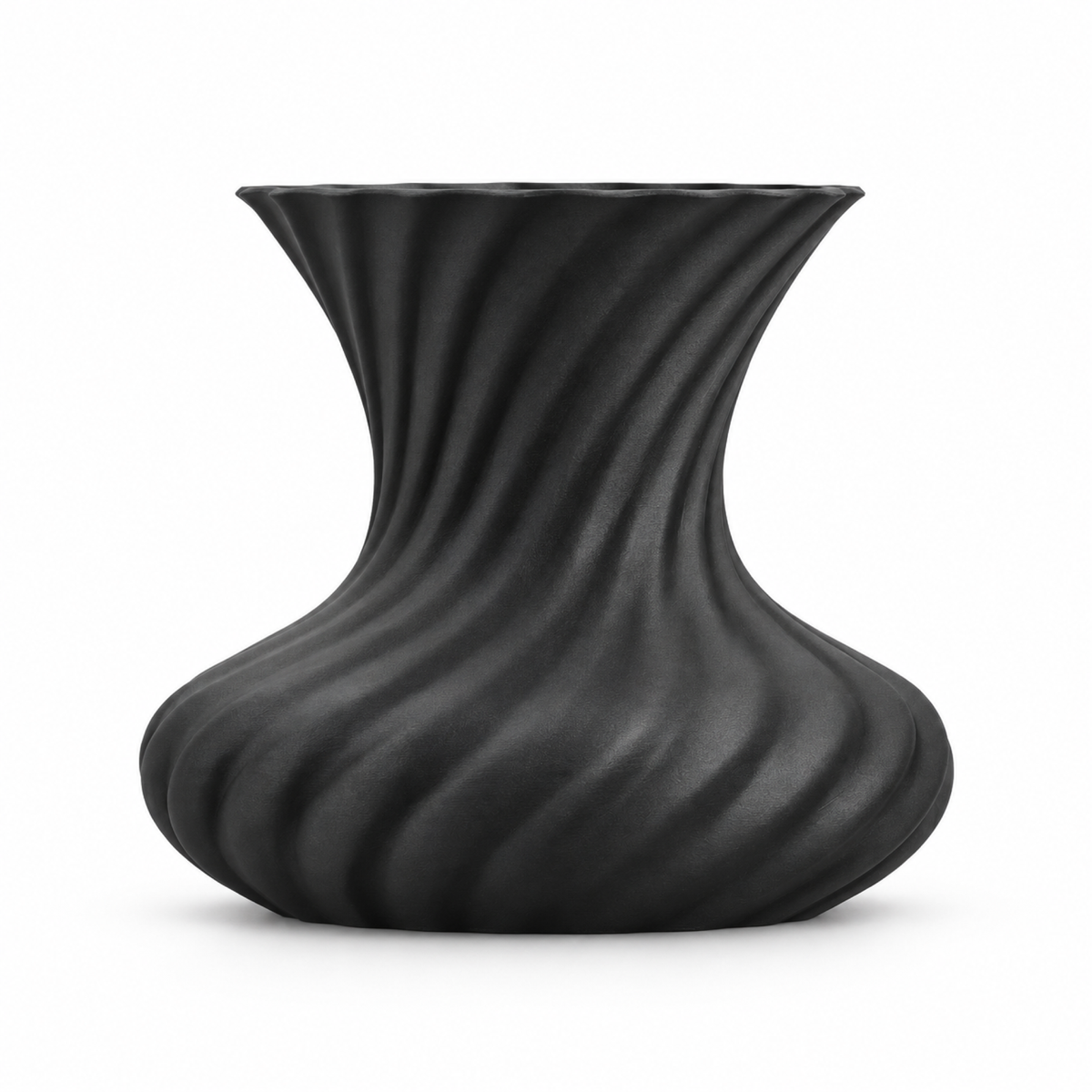 Molisara Pen Holder – black front view molisara pen holder