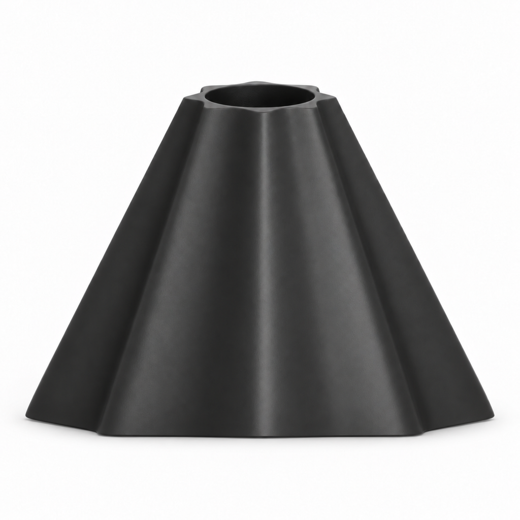 Montelara Pen Holder – black front view montelara pen holder
