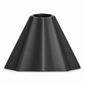 Montelara Pen Holder – black front view montelara pen holder