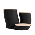Sassotetto Serving Stand – black front view sassotetto serving stand