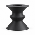 Valenora Vase Large – black front view valenora vase large