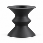 Valenora Vase Large – black front view valenora vase large