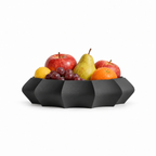 Manarola fruit bowl – Black front with fruit