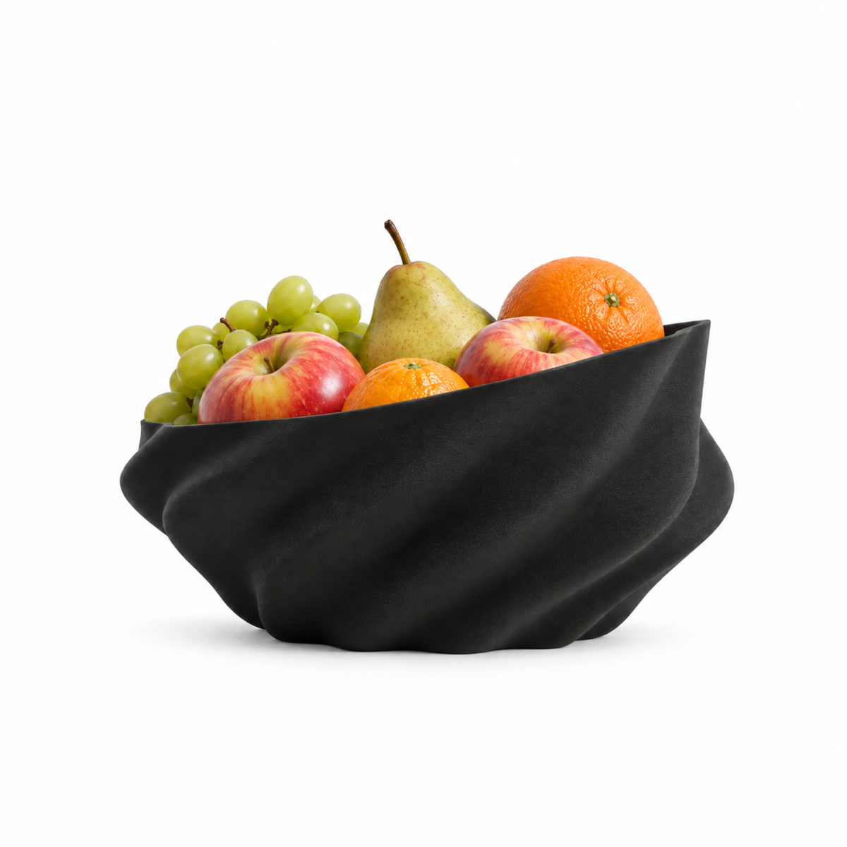 Montepulciano fruit bowl – Black front with fruit