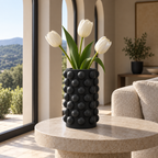 Numarelle Vase Medium – black lifestyle large windows numarelle vase
