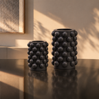 Numarelle Vase Large – black lifestyle medium large numarelle vase