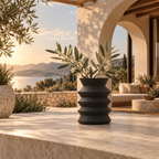 Bresivelle Vase Medium – black lifestyle modern villa bresivelle vase