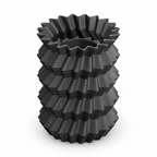 Amandera Vase Medium – black three quarter view amandera vase