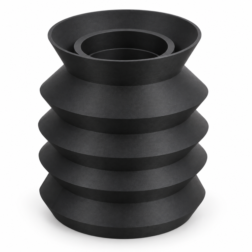 Bresivelle Pen Holder – black three quarter view bresivelle pen holder