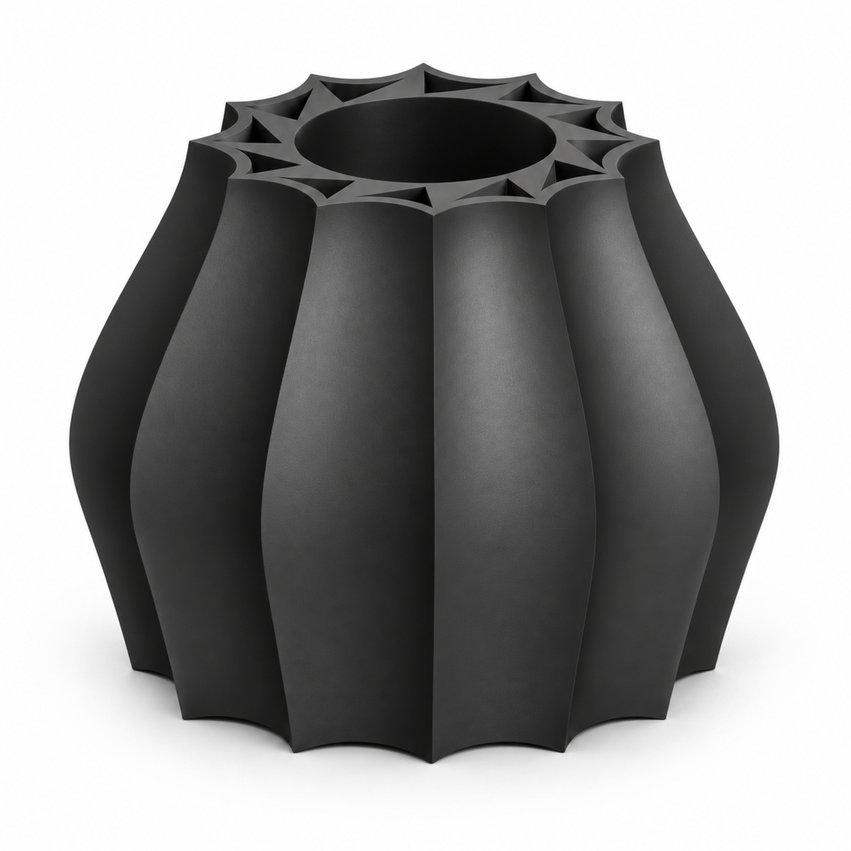 Marovique Pen Holder – black three quarter view marovique pen holder