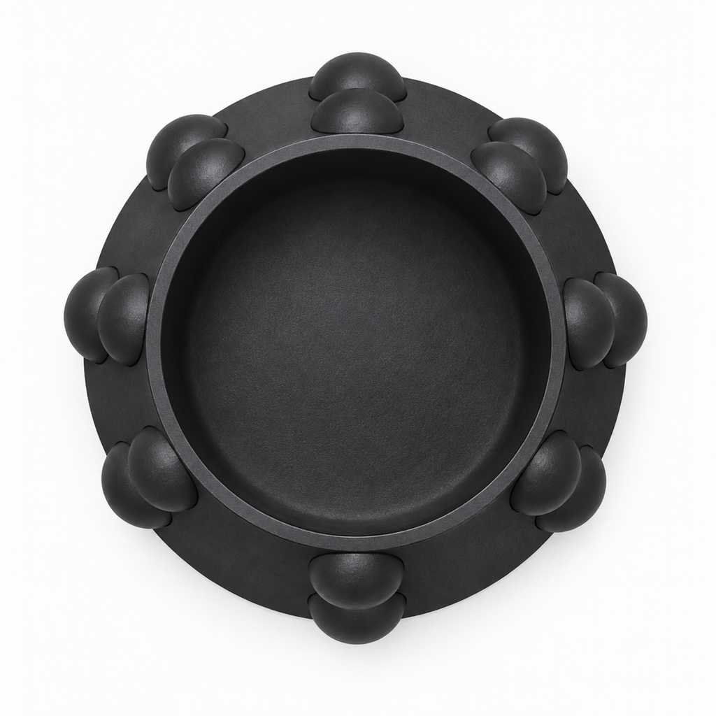 Conerelle Fruit Bowl – black top empty conerelle fruit bowl
