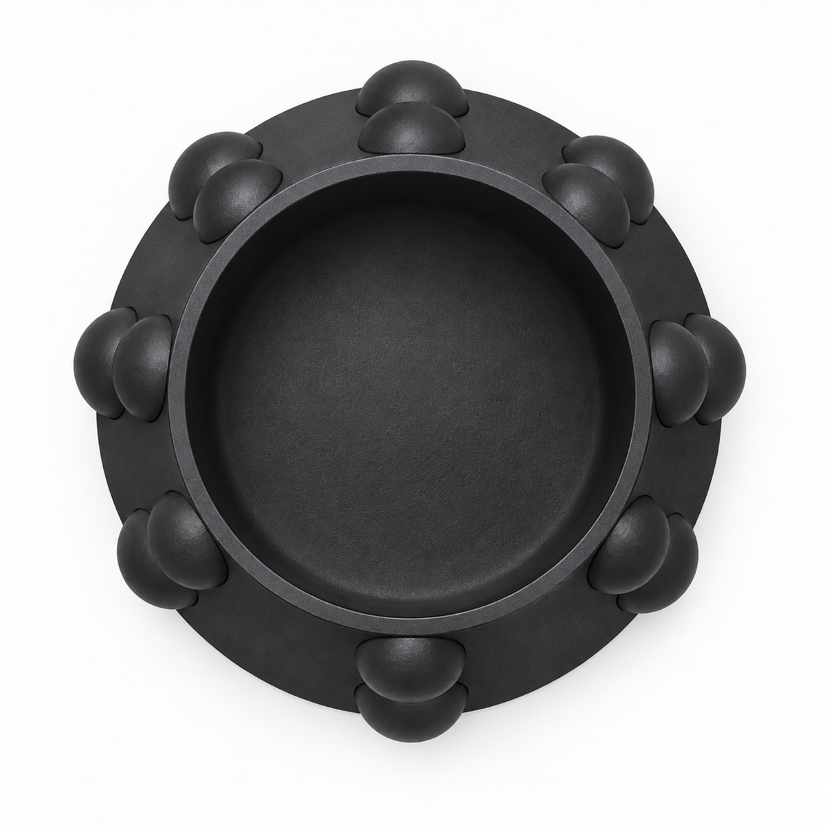 Conerelle Fruit Bowl – black top empty conerelle fruit bowl