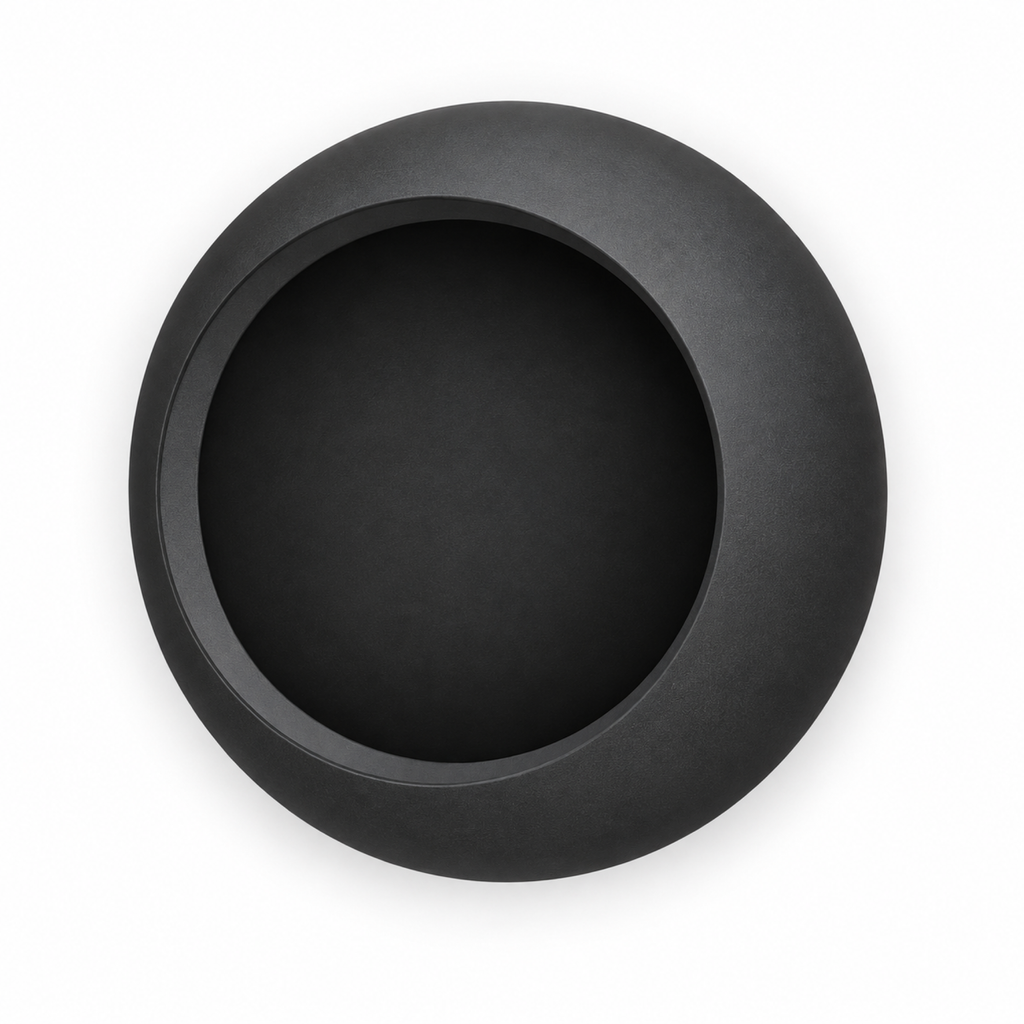 Cupola Fruit Bowl – black top empty cupola fruit bowl