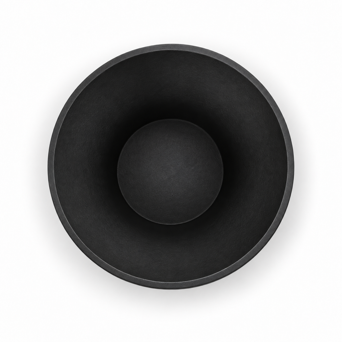 Montefioralle fruit bowl red edition – Black top empty