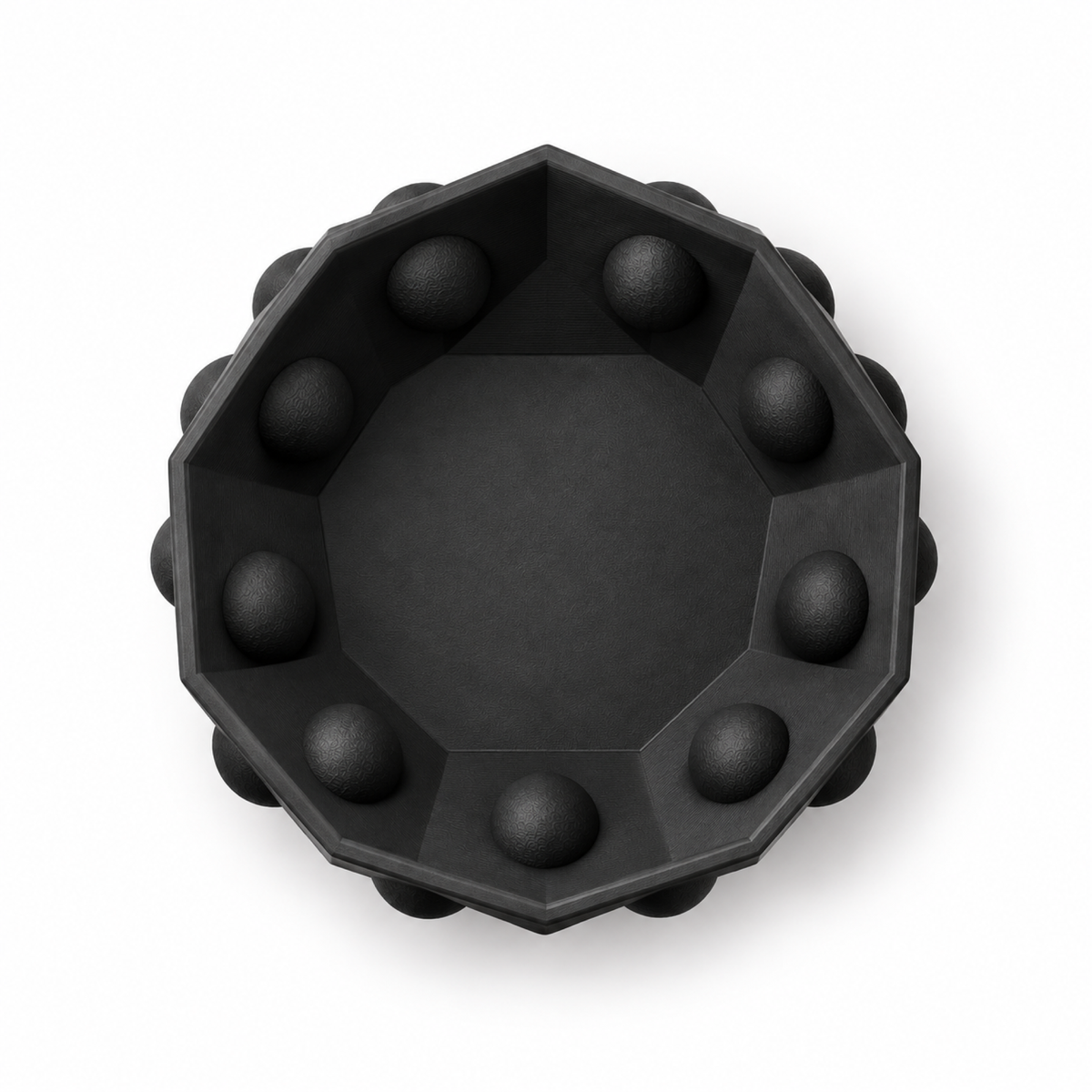 Numana Fruit Bowl – Black top empty
