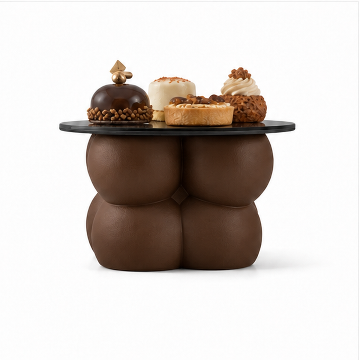 Bollare Cake Stand (plexiglas) - Brown