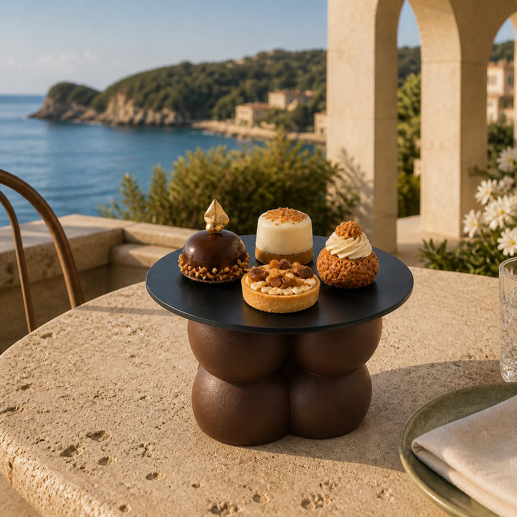 Bollare Cake Stand (plexiglas) - Brown
