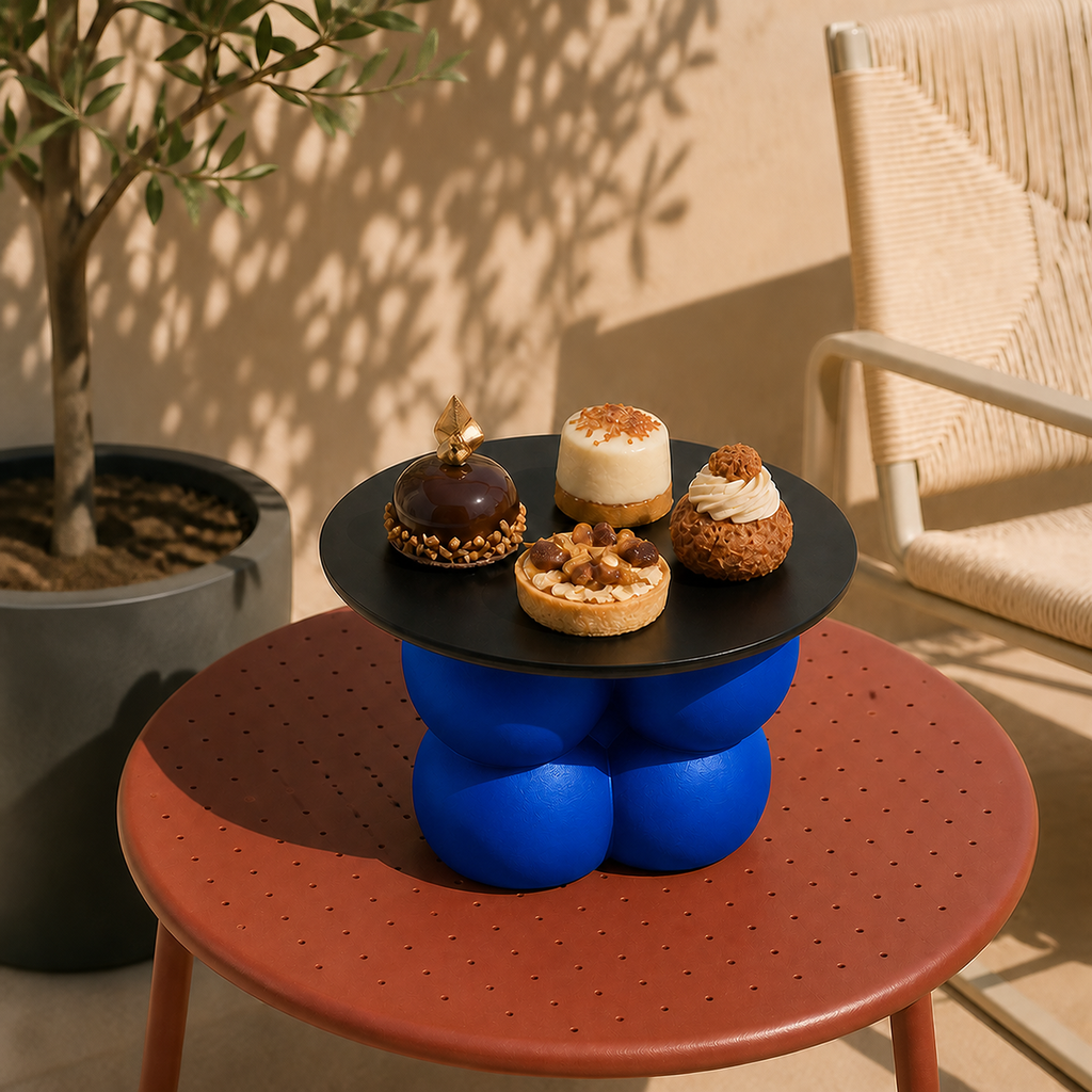 Bollare Cake Stand (plexiglas) - Royal Blue