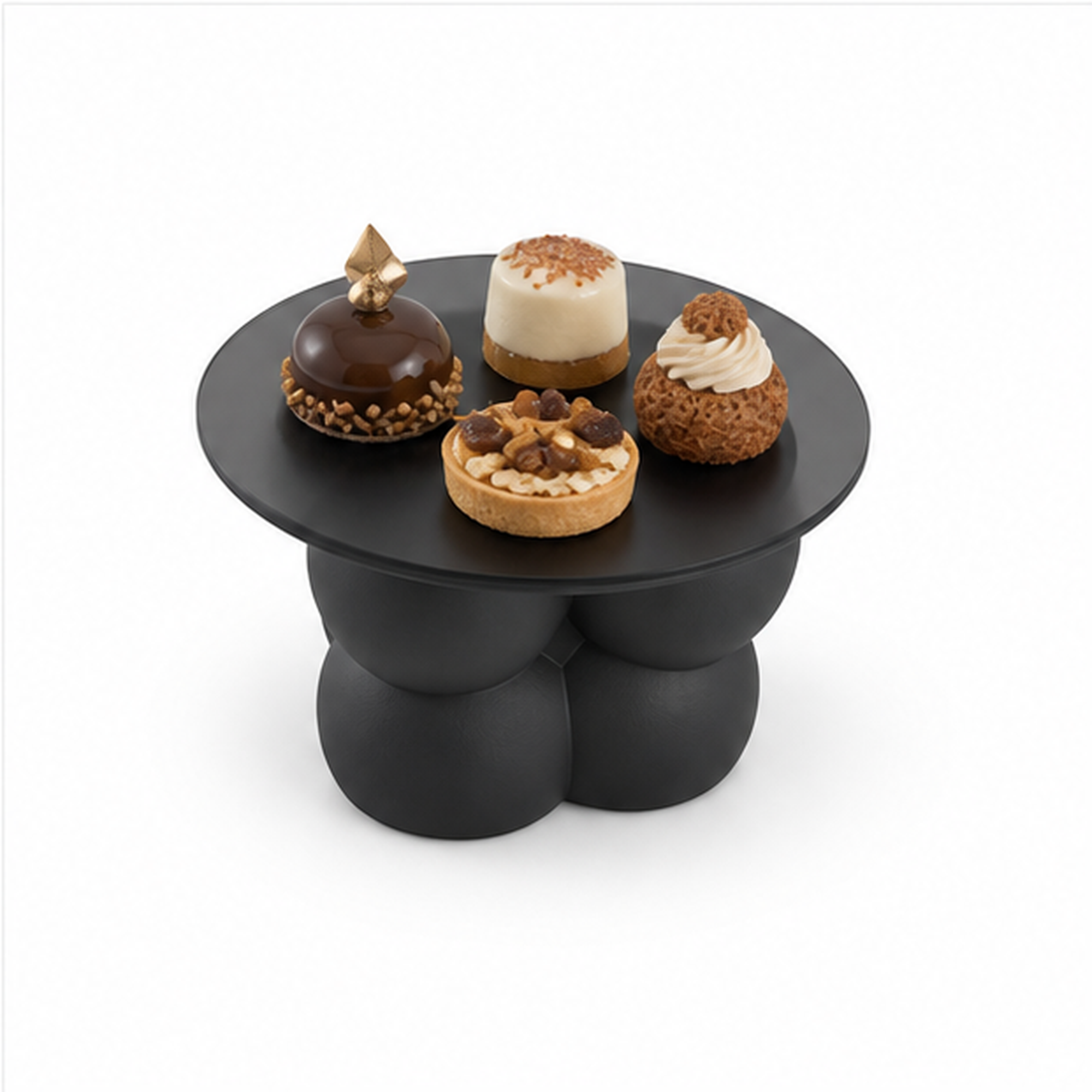 Bollare Cake Stand (plexiglas) - Black