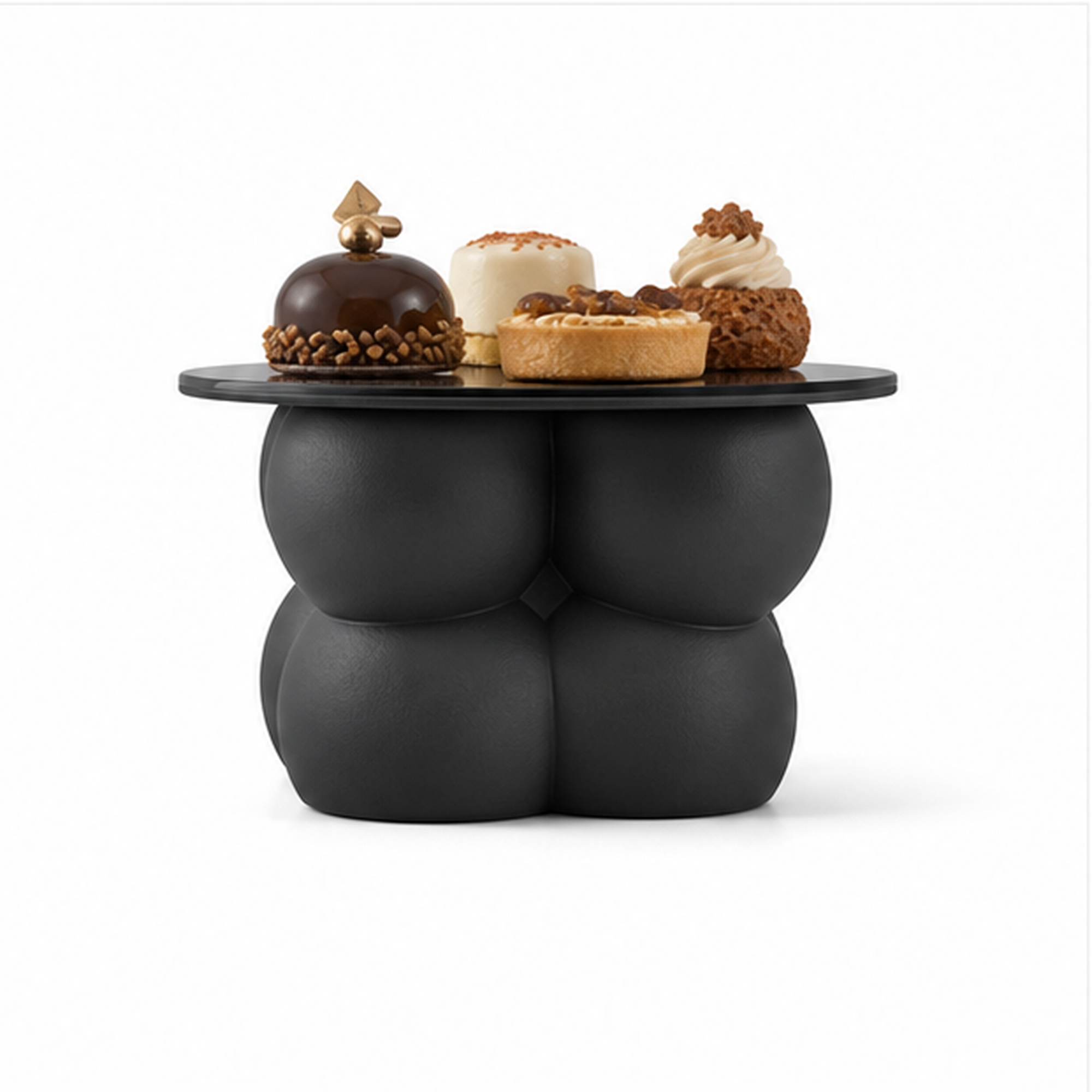Bollare Cake Stand (plexiglas) - Black