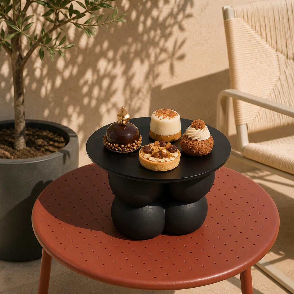 Bollare Cake Stand (plexiglas) - Black