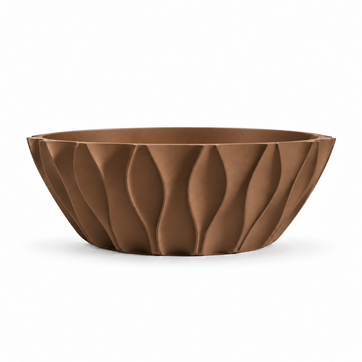 Bolognola fruit bowl white – Brown front empty
