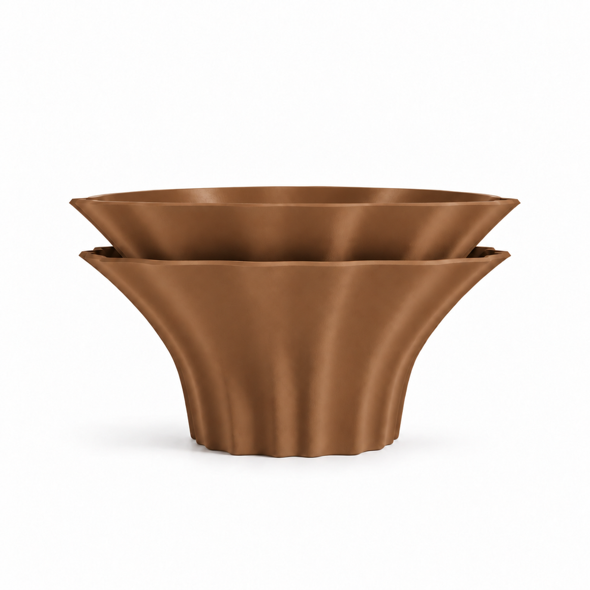 Corridonia Fruit Bowl – Brown front empty