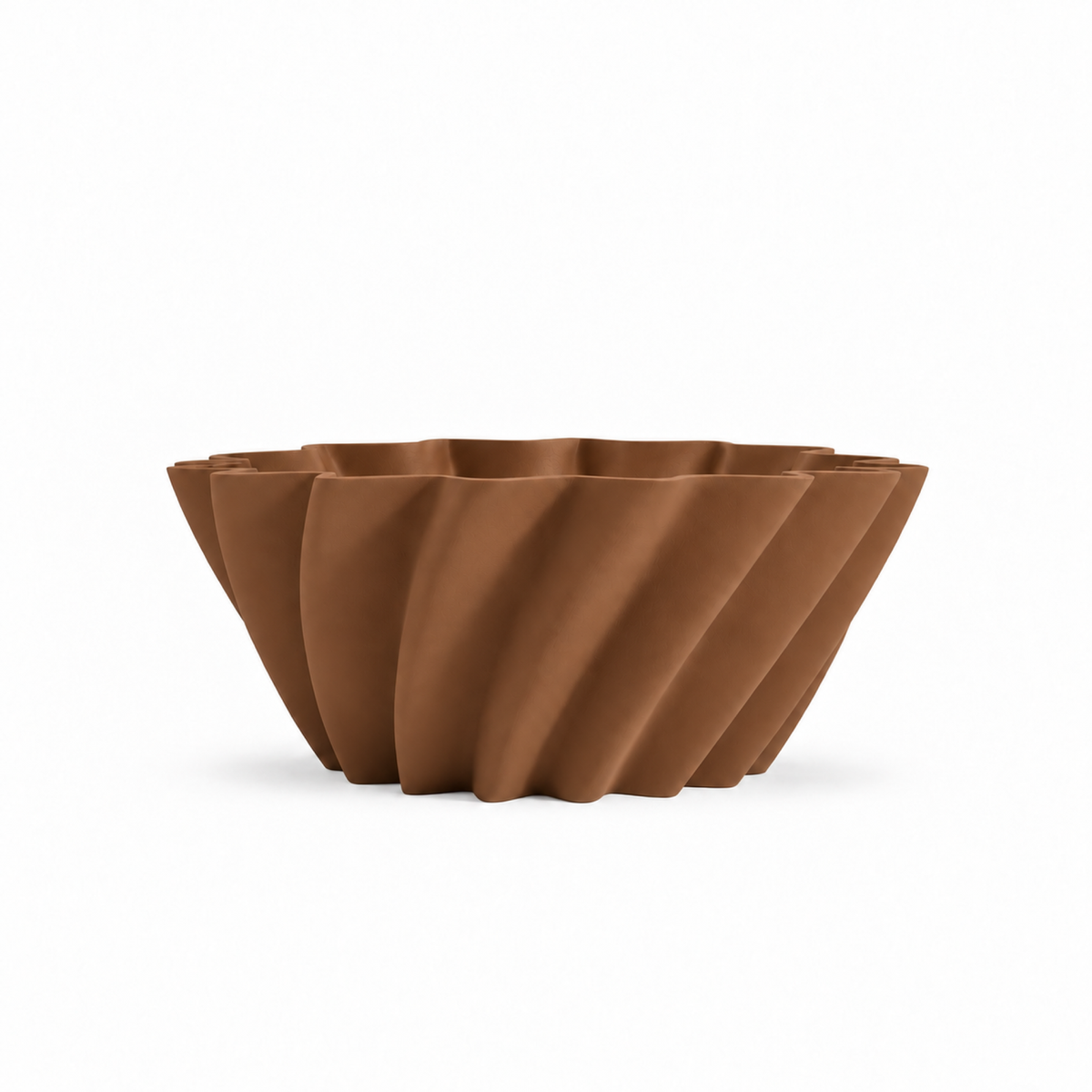 Montecosaro Fruit Bowl – Brown front empty
