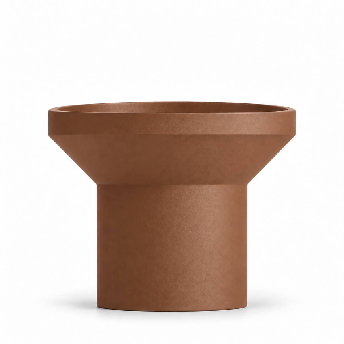 Montefioralle fruit bowl red edition – Brown front empty
