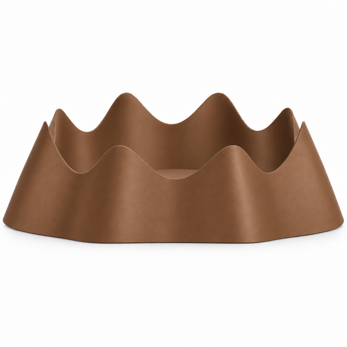 Montelara Fruit Bowl – brown front empty montelara fruit bowl