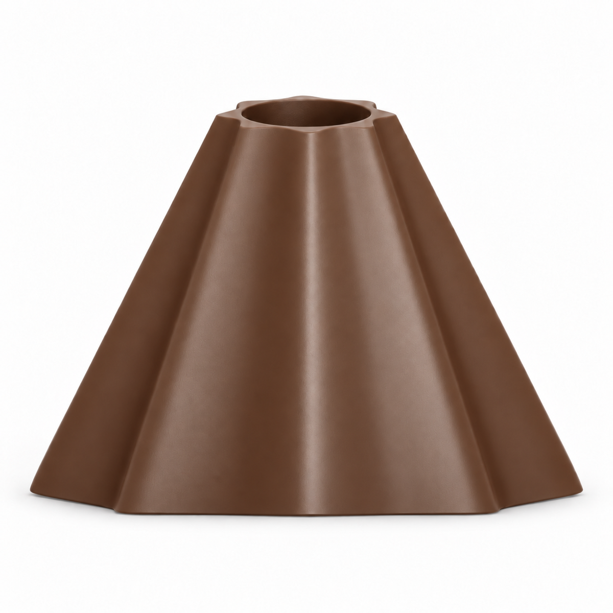 Montelara Vase Medium – brown front view montelara vase