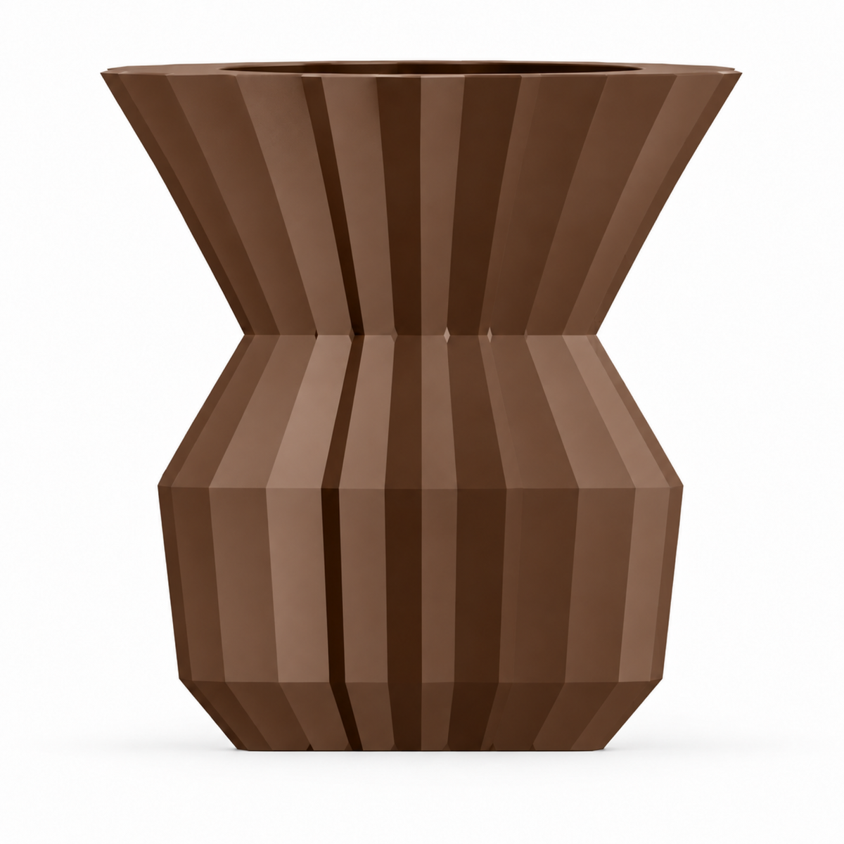 Ostivara Vase Medium – brown front view ostivara vase